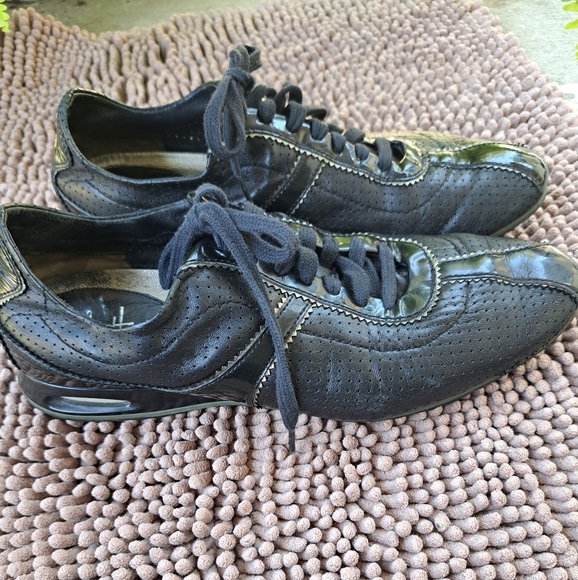 Cole Haan Nike  air  Leather  black Women Sneakers size 8.5  B - Picture 4 of 8
